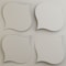 Ekena Millwork 19 5/8in. W x 19 5/8in. H Clover EnduraWall Decorative 3D Wall Panel Covers 2.67 Sq. Ft. WP20X20CVGBW - alternate 1